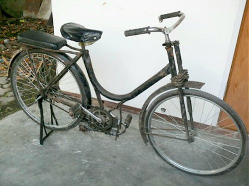 First Installation on Solex Frame