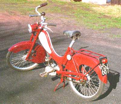 Dave Hutton’s Bown moped