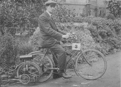 Mr Clarke on his Autowheel