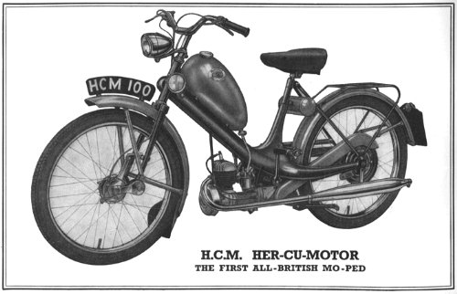 HCM moped—manupacturer’s photograph