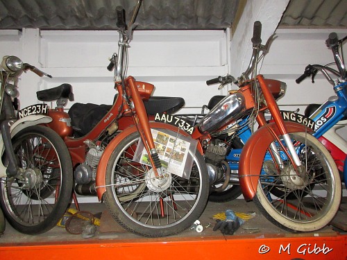 two Mobylettes