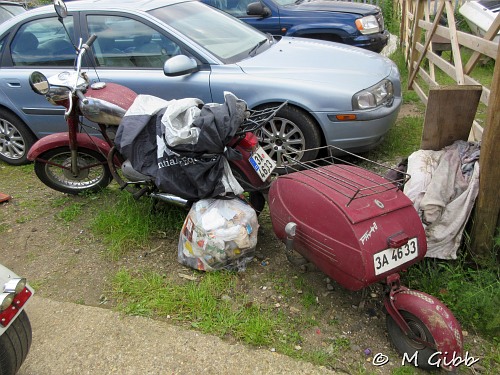Jawa and trailer