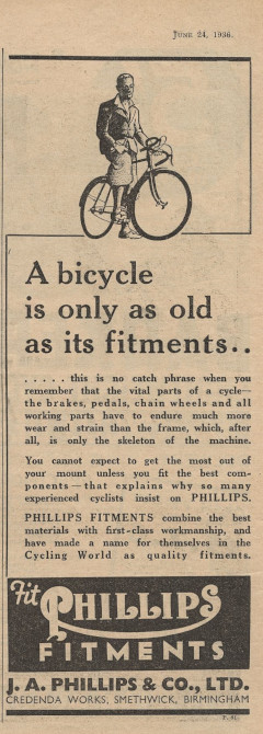1936 Phillips advert