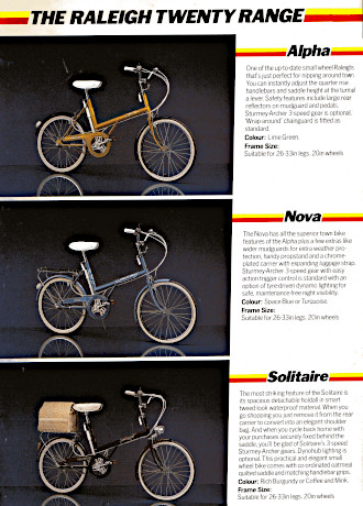 Raleigh 20 range