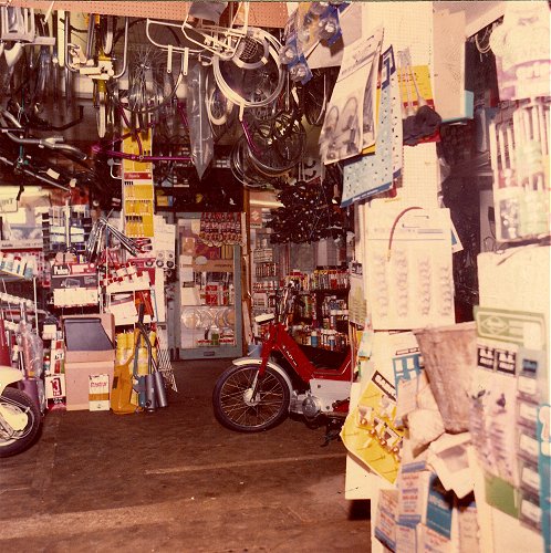 Inside Alford Brothers' shop