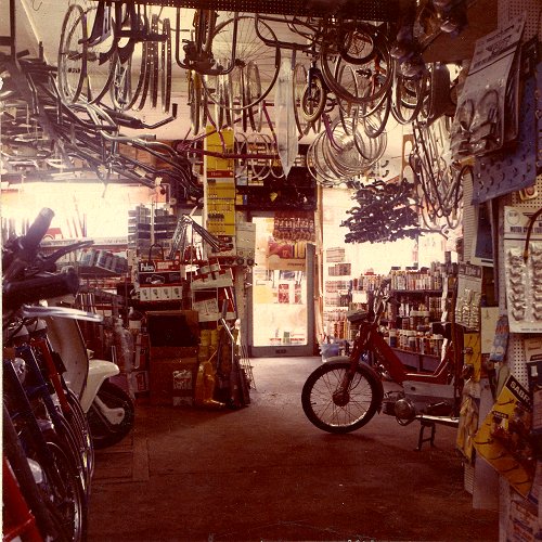 Inside Alford Brothers' shop