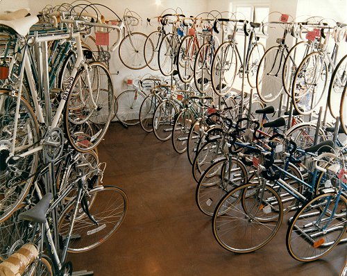 Upstairs showroom at Alford Brothers' shop