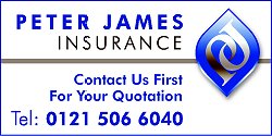 Peter James Insurance Auto Centre graphic