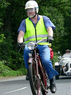 Pete on his New Hudson ... and what's that behind him?