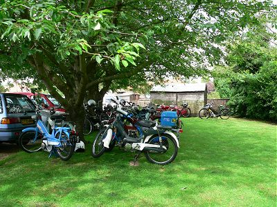 Parking in the shade