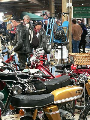 Bikes were packed in quite tightly