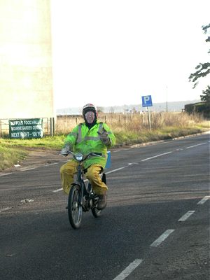 Riding along the Strand