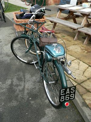 Power Pak Synchromatic on a carrier bicycle