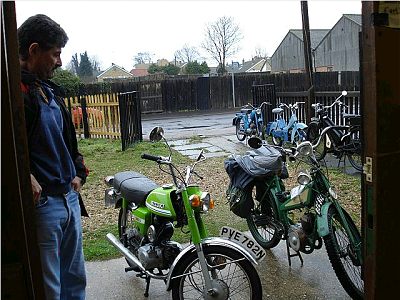 Tony surveys the dampness