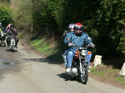 Setting off on the ride