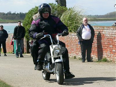 The Dax sets off on the return journey