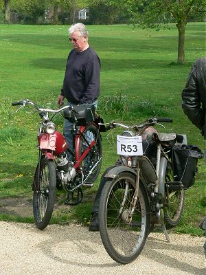 Norman autocycle and Raleigh RM1