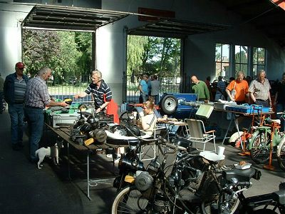 Stands dedicated to Solex (LH) and NSU (RH)