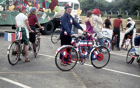 H&DGCS at Stowmarket Carvival, 1979