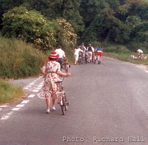 H&DGCS on London–Brighton ride, 1983