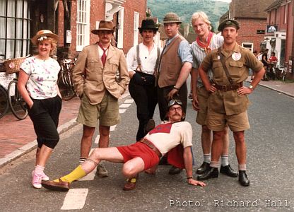 H&DGCS on London–Brighton ride, 1983