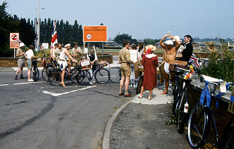 H&DGCS at Stowmarket Carvival, 1983