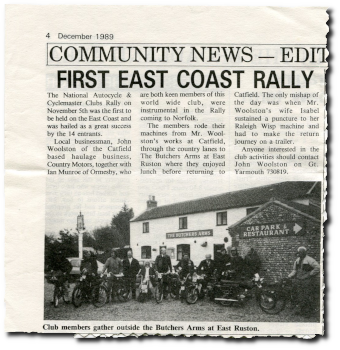1989 Norfolk East Coast Run