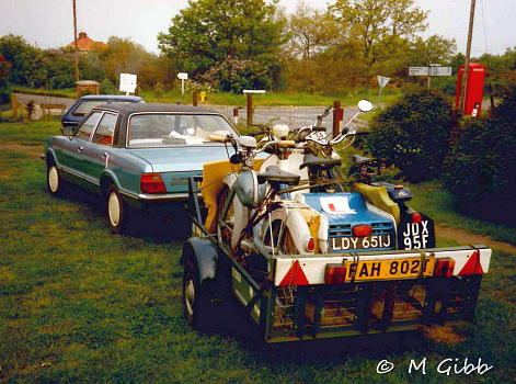 Ray and Mark Gibb have loaded up and are ready to go