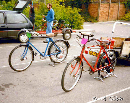 A pair of Cyclemasters at Stowmarket