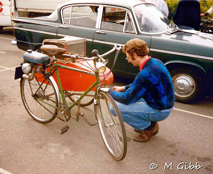 Mini-Motor and sidecar at Stowmarket