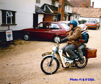 Leaving Bildeston Kings Head