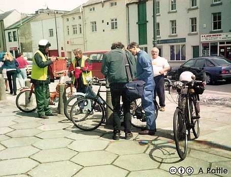 The finish in Whitehaven