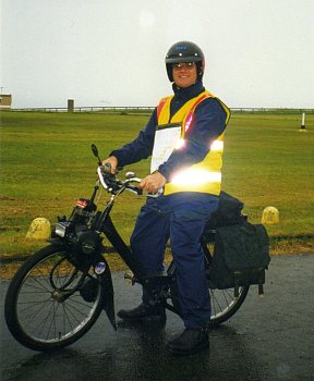 Frank and his Solex