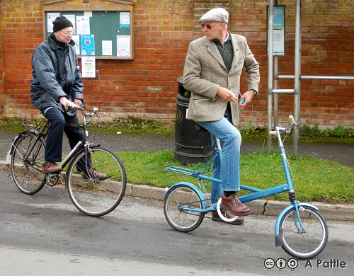 1964 Moulton Stowaway and 1953 Rudge Pathfinder