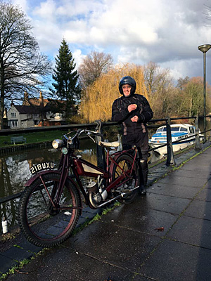 Chris Evans and his New Hudson at Norwich Yacht Station