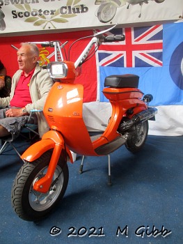 On a stand at Copdock Show