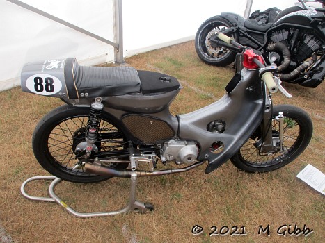 On a stand at Copdock Show