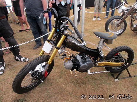 On a stand at Copdock Show