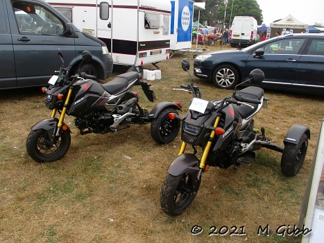 On a stand at Copdock Show