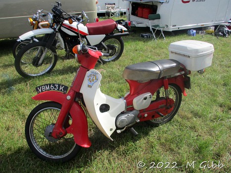 Homda Cub at Whitby Traction Engine Rally