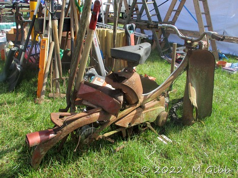 Mobylette at Whitby Traction Engine Rally