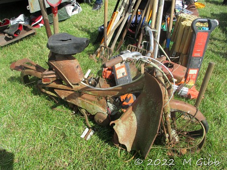 Mobylette at Whitby Traction Engine Rally
