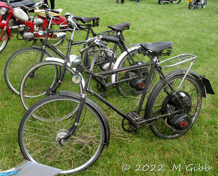 Three Cyclemasters at Whitby Traction Engine Rally