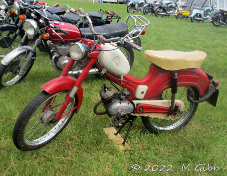 Motobi at Whitby Traction Engine Rally