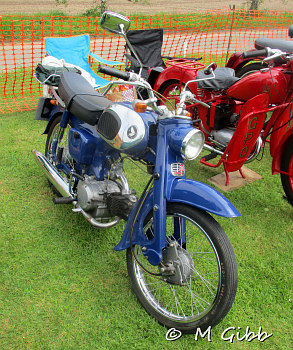 Honda S90 at Sweffling Bygones Museum Open Day