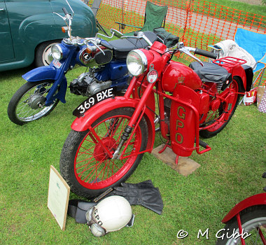 GPO BSA Bantam at Sweffling Bygones Museum Open Day