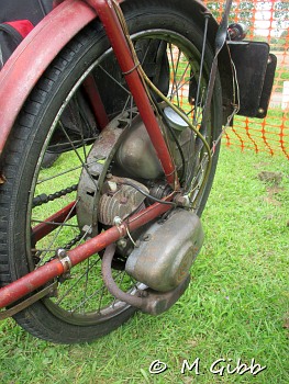 Cyclemaster at Sweffling Bygones Museum Open Day