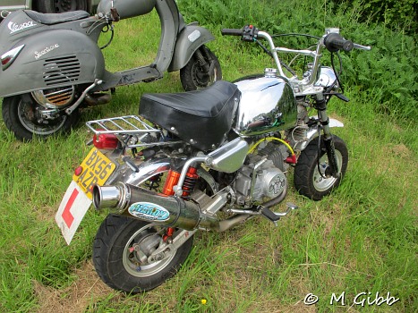 Gorilla bike at Sweffling Bygones Museum Open Day