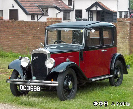 Austin 10 at Horham informal ‘Wheels’ event
