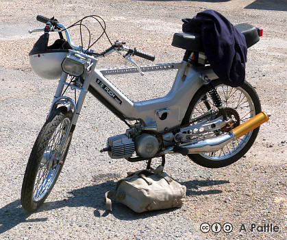 Puch Maxi S at the Reservoir Dogs Run
